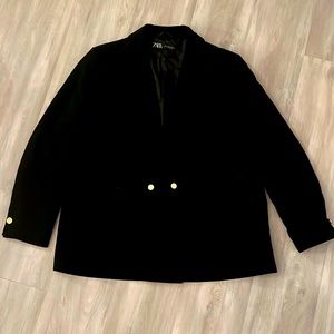 Black Oversized Zara Blazer